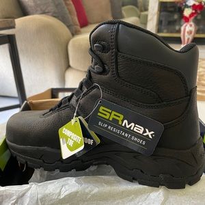 Steel Toe Slip Resistance Women’s Boots 7.5